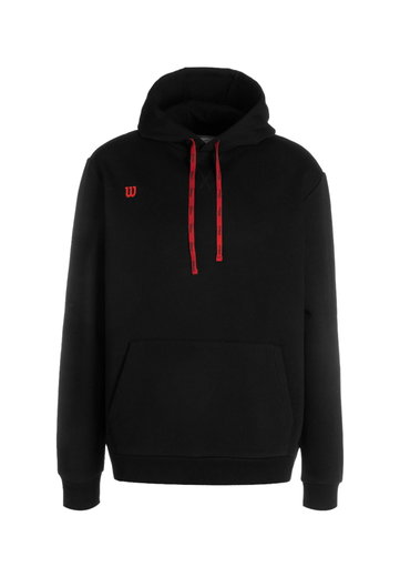 Wilson Kapuzenpullover Fundamentals Cotton Hoodie mit Kapuze (Baumwolle) schwarz Herren