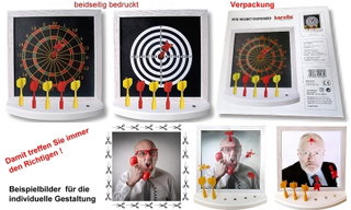 Winmau Mini Dartboard - Magnetic Dartboard including 6 Magnetic Darts