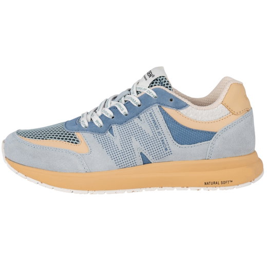 Woden Sneaker Rigmor Open Mesh (Suede) light blue/yellow brown ladies