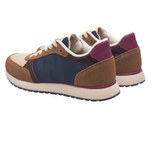 Woden Sneaker Ronja (Leather/Textile) brown/navy blue Ladies