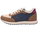 Woden Sneaker Ronja (Leather/Textile) brown/navy blue Ladies