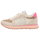 Woden Sneaker Ronja (Leather/Textile) beige/pink Ladies