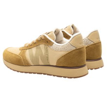 Woden Sneaker Ronja (Leather/Textile) beige/khaki Ladies