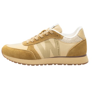 Woden Sneaker Ronja (Leder/Textil) beige/khaki Damen