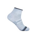 Wrightsock Sportsocken Quarter Coolmesh II (dünn, atmungsaktiv, bequem) cloud grey grau - 1 Paar