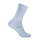 Wrightsock Sportsocken Crew Coolmesh II (dünn, atmungsaktiv, bequem) hellgrau - 1 Paar