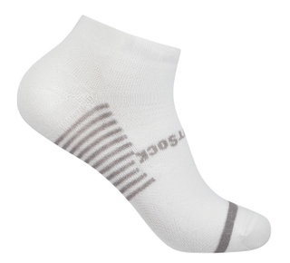 Wrightsock Sportsocken Sneaker Coolmesh II (dünn, atmungsaktiv, bequem) weiss - 1 Paar