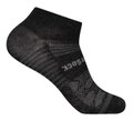 Wrightsock Sportsocken Sneaker Coolmesh II (dünn, atmungsaktiv, bequem) schwarz/grau - 1 Paar
