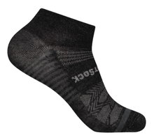 Skarpety sportowe Wrightsock Sneaker Coolmesh II (cienkie, oddychające, wygodne) czarne/szare - 1 para