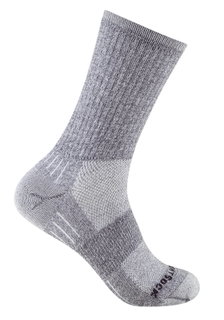 Wrightsock Wandersocke Crew Escape (extra Frottee-Polsterung, mitteldick) hellgrau - 1 Paar