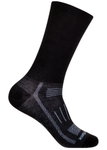 Wrightsock Wandersocke Endurance Crew Plus (wadenhoch, Anti-Blasen-Socke) schwarz - 1 Paar