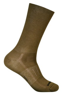 Wrightsock Wandersocke Endurance Crew Plus (wadenhoch, Anti-Blasen-Socke) coyotebraun - 1 Paar