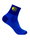 Wrightsock Sportsocke Quarter Stride (knöchelhoch, mitteldick, Anti-Blasen-Socke) blau/jakobsweg - 1 Paar