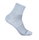 Wrightsock Sportsocken Quarter Plus Coolmesh II (dünn, atmungsaktiv, bequem) hellgrau - 1 Paar