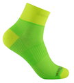 Wrightsock Sportsocken Quarter Coolmesh II (dünn, atmungsaktiv, bequem) limegrün Damen - 1 Paar
