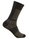 Wrightsock Wandersocke Crew Merino Coolmesh II (dünn, Merinowolle) timberbraun - 1 Paar