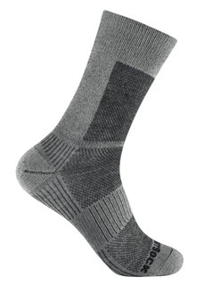 Wrightsock Wandersocke Crew Merino Coolmesh II (dünn, Merinowolle) grau - 1 Paar