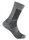 Wrightsock Wandersocke Crew Merino Coolmesh II (dünn, Merinowolle) grau - 1 Paar