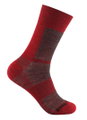Wrightsock Wandersocke Crew Merino Coolmesh II (dünn, Merinowolle) rot - 1 Paar