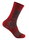 Wrightsock Wandersocke Crew Merino Coolmesh II (dünn, Merinowolle) rot - 1 Paar
