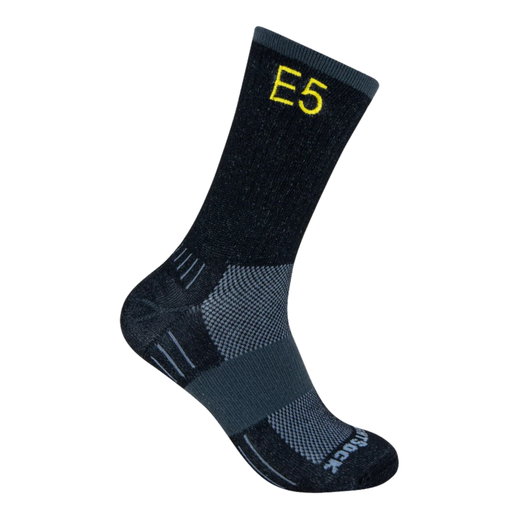 Wrightsock Wandersocke Crew Escape E5 (extra Frottee-Polsterung, mitteldick) dunkelgrau 1 Paar
