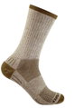 Wrightsock Wandersocke Crew Adventure (warm, gepolstertes Fußbett) braun/khaki - 1 Paar