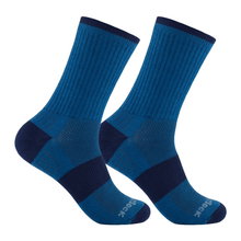 Wrightsock Wandersocke Crew Escape (extra Frottee-Polsterung, mitteldick) azurblau - 1 Paar