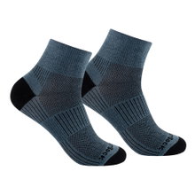 Skarpety sportowe Wrightsock Quarter Coolmesh II (cienkie, oddychające, wygodne) szare - 1 para