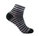 Wrightsock Sportsocken Quarter Coolmesh II (dünn, atmungsaktiv, bequem) grau/schwarz - 1 Paar