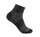 Wrightsock Wandersocke Quarter Merino Coolmesh II (dünn, Merinowolle) grau/schwarz - 1 Paar