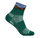 Wrightsock Sportsock Quarter Plus Stride Patterned Socks (ankle-high, medium thickness, anti-blister sock) green - 1 pair