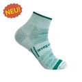 Wrightsock Sportsocken Quarter Coolmesh II (dünn, atmungsaktiv, bequem) alpinegrün - 1 Paar