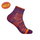 Wrightsock Sportsocken Quarter Coolmesh II (dünn, atmungsaktiv, bequem) orange/royalblau - 1 Paar