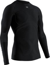 X-Bionic Funktions-Langarmshirt Rundhals Energy Accumulator 4.0 Unterwäsche schwarz/schwarz Herren