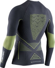 X-Bionic Functional Long Sleeve Round Neck Energy Accumulator 4.0 Underwear charcoal/yellow Men