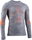 X-Bionic Energy Accumulator 4.0 Langarmshirt Rundhals Melange grau/orange Herren