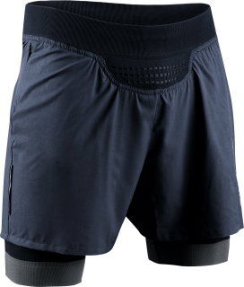 X-Bionic Laufhose Short Running Effektor 4D Streamlite (eingehängte Innenhose) kurz schwarz Herren