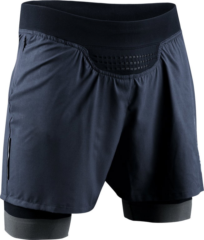 X-Bionic Laufhose Short Running Effektor 4D Streamlite (eingehängte Innenhose) kurz schwarz Herren