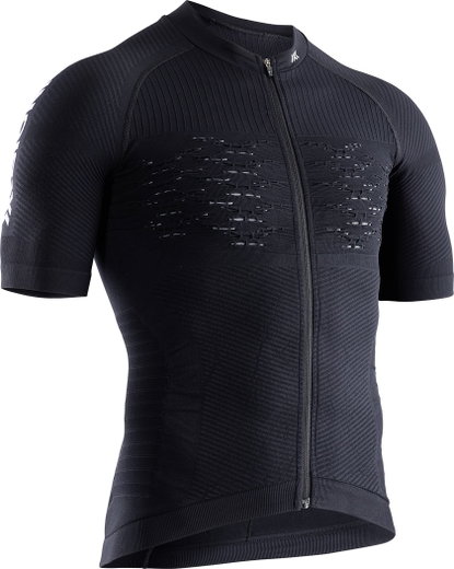 X-Bionic Fahrradshirt Bike Effektor 4.0 Full-Zip Kurzarm schwarz Herren