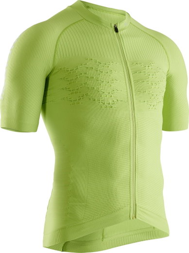 X-Bionic Fahrradshirt Bike Effektor 4.0 Full-Zip Kurzarm lime Herren