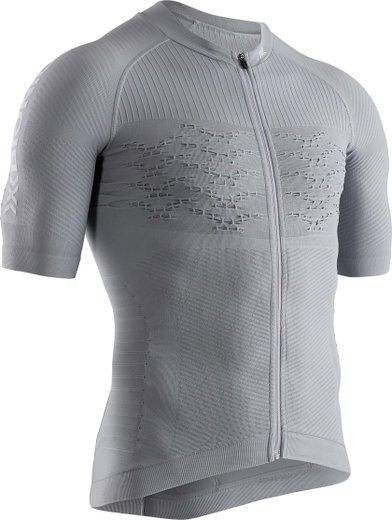 X-Bionic Cycling Shirt Bike Effektor 4.0 Full Zip short sleeve grey Men