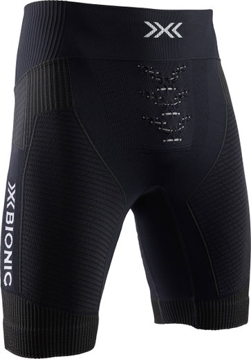 X-Bionic Laufhose Short Running Effektor 4.0 kurz schwarz/weiss Herren