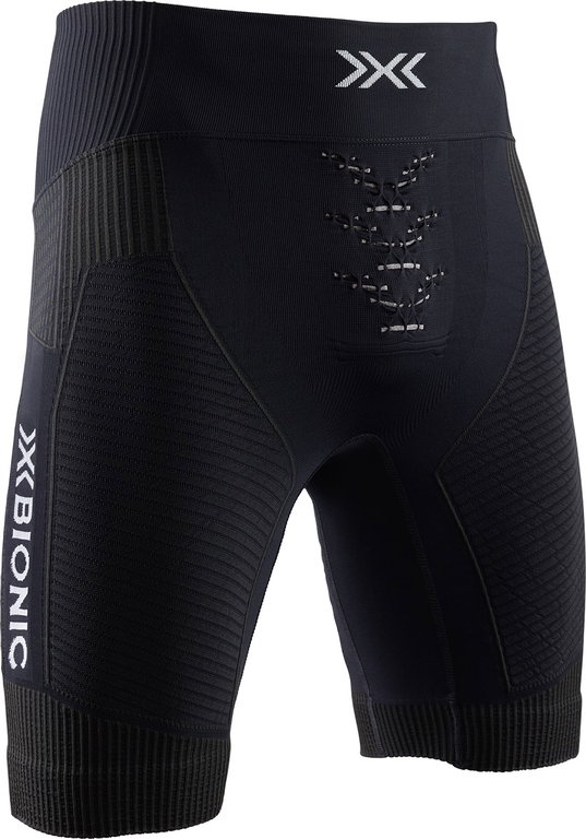 X-Bionic Spodenki do biegania Short Running Effektor 4.0 krótkie czarne/białe męskie