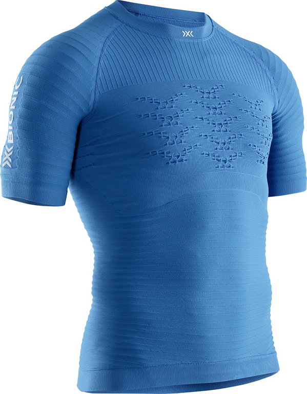 X-Bionic Laufshirt Running Effektor 4.0 Kurzarm enganliegend blau Herren