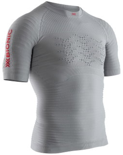 X-Bionic Running Shirt Running Effektor 4.0 Short Sleeve Close-fitting Grey Men