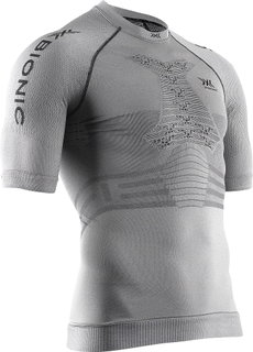 X-Bionic Running Shirt Running Fennec 4.0 short-sleeved close-fitting grey Men