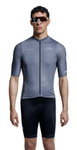 X-Bionic Fahrrad-Shirt Corefusion Ride Jersey (Front-Reißverschluss, 3 Rückentaschen, atmungsaktiv) grau Herren