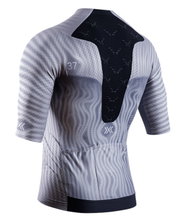 X-Bionic Fahrrad-Shirt Corefusion Ultimate Jersey (Front-Reißverschluss, dreier Rückentasche) windmap grau Herren