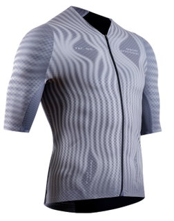 X-Bionic Bicycle Shirt Corefusion Ultimate Jersey (Front Zip, Three Back Pockets) Windmap Grey Men's