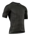 X-Bionic Fahrrad-Shirt Xceed Ride Jersey (Front-Reißverschluss, angenehmes Tragegefühl) schwarz Herren